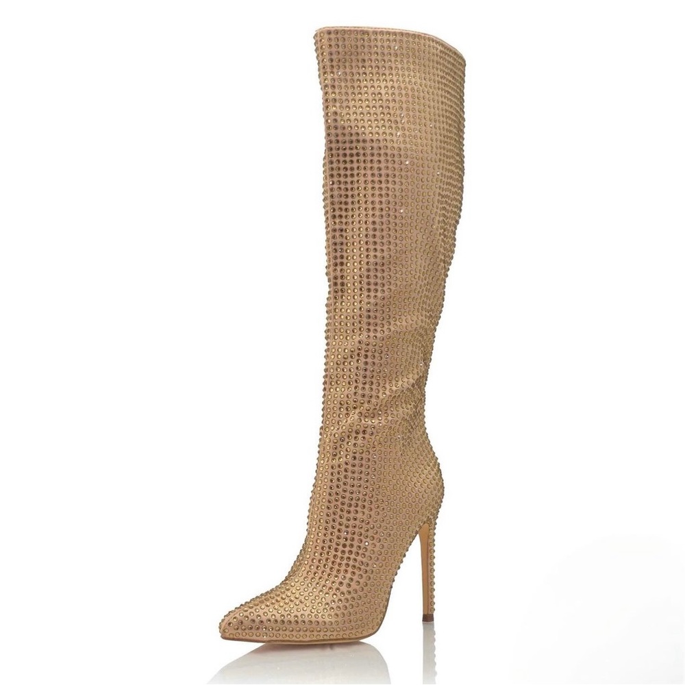 BEAUTIFUL STUDDED KNEE HIGH BOOTS NEW 😍 Various colors, sizes 6-10